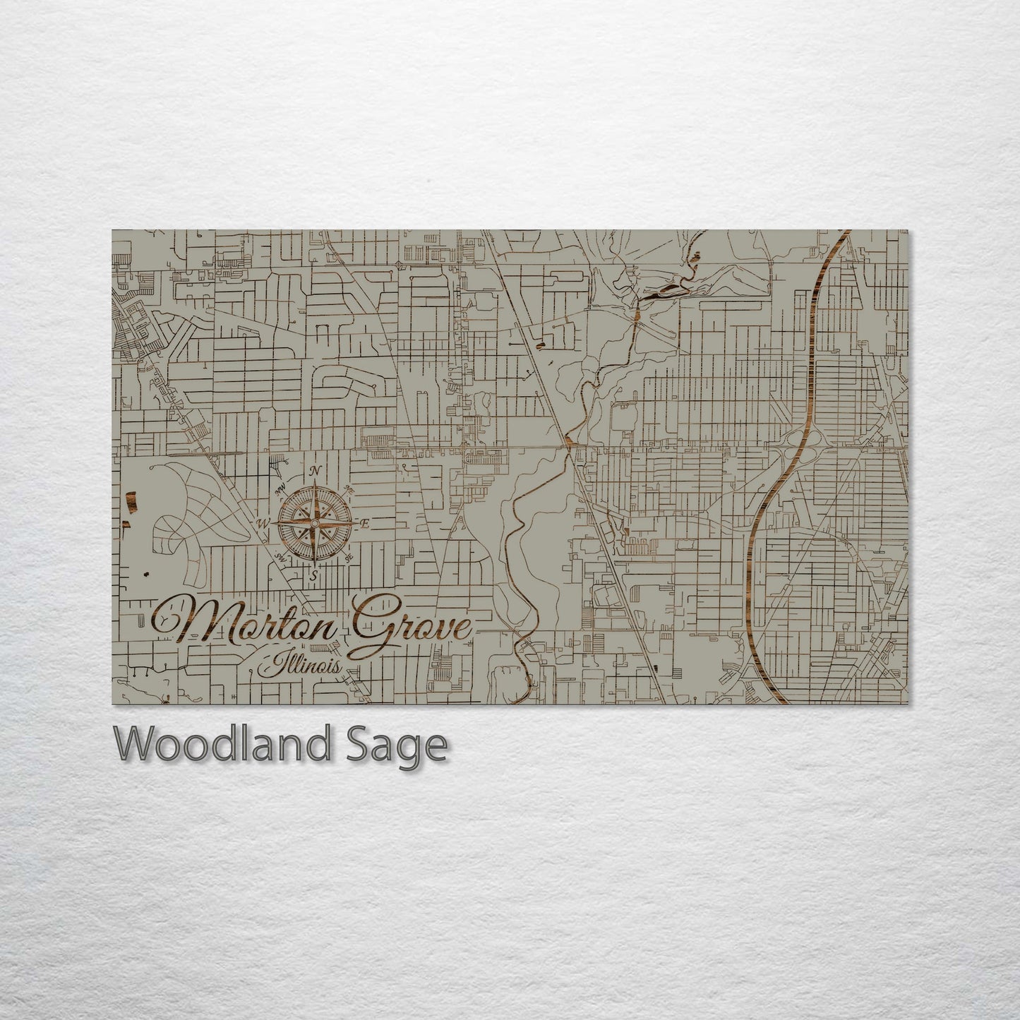 Morton Grove, Illinois Street Map