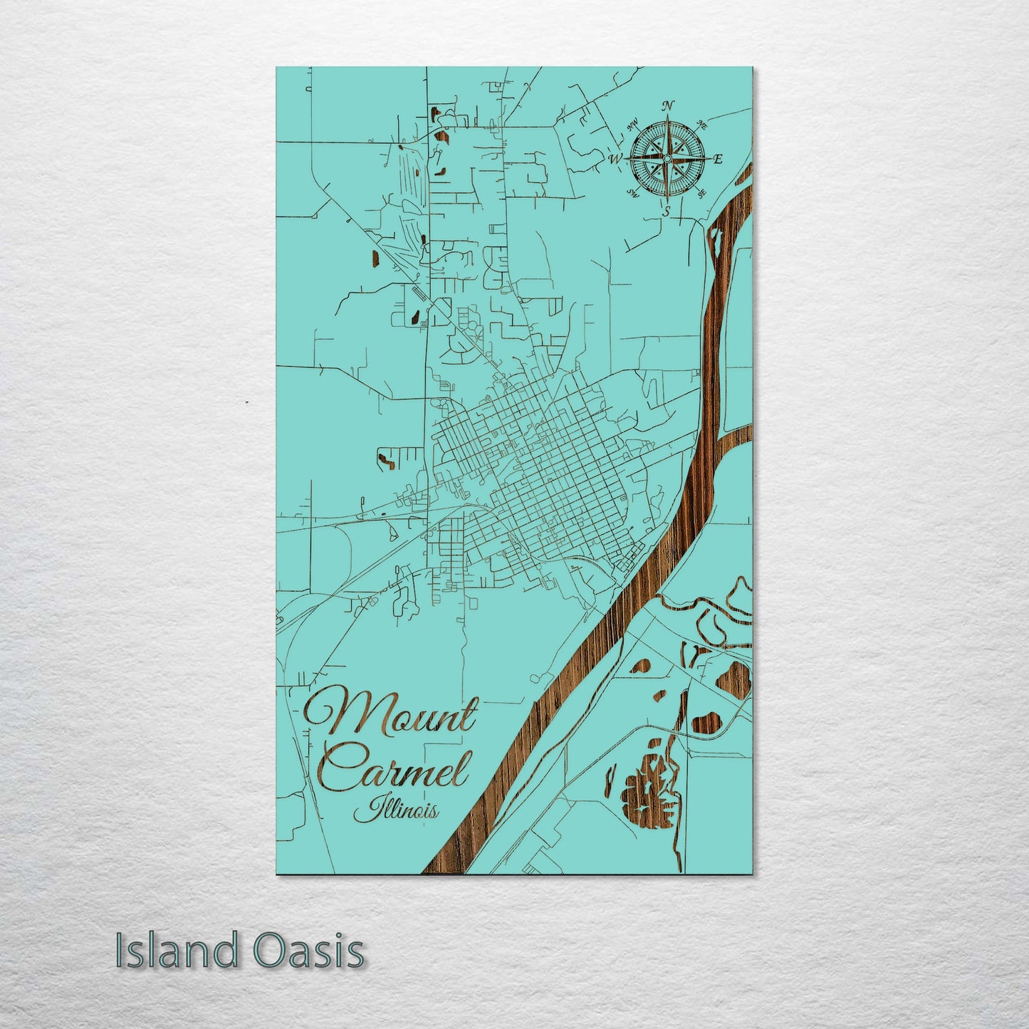 Mount Carmel, Illinois Street Map