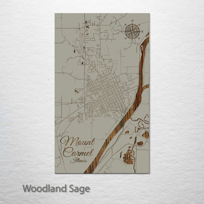 Mount Carmel, Illinois Street Map