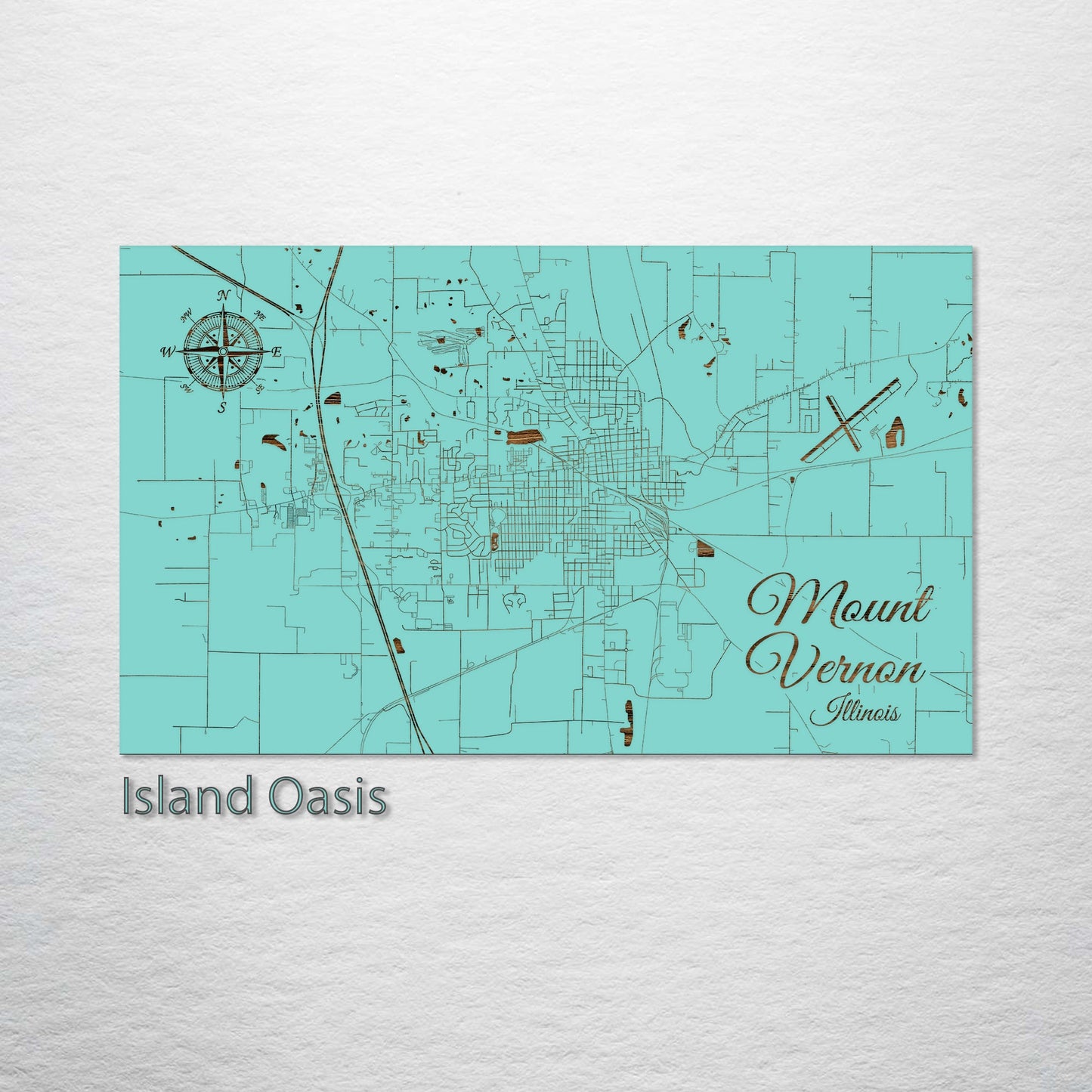 Mount Vernon, Illinois Street Map