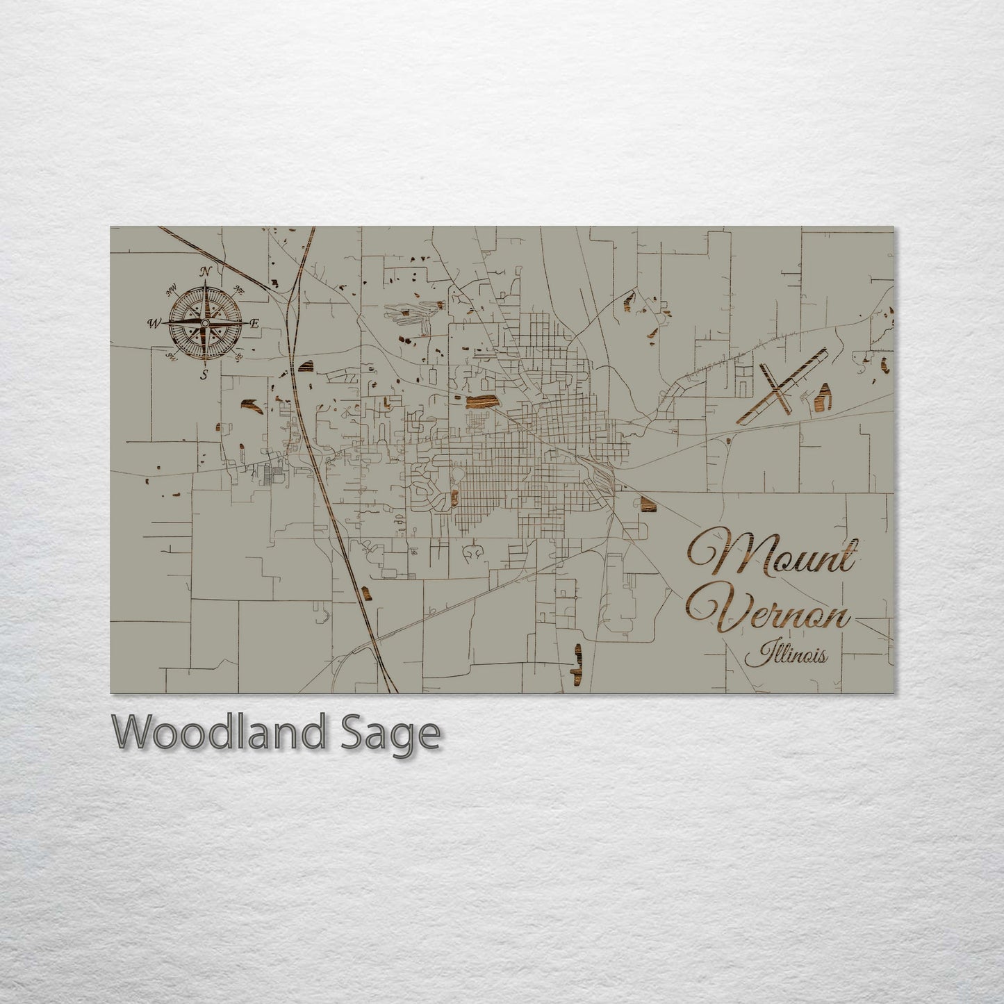 Mount Vernon, Illinois Street Map