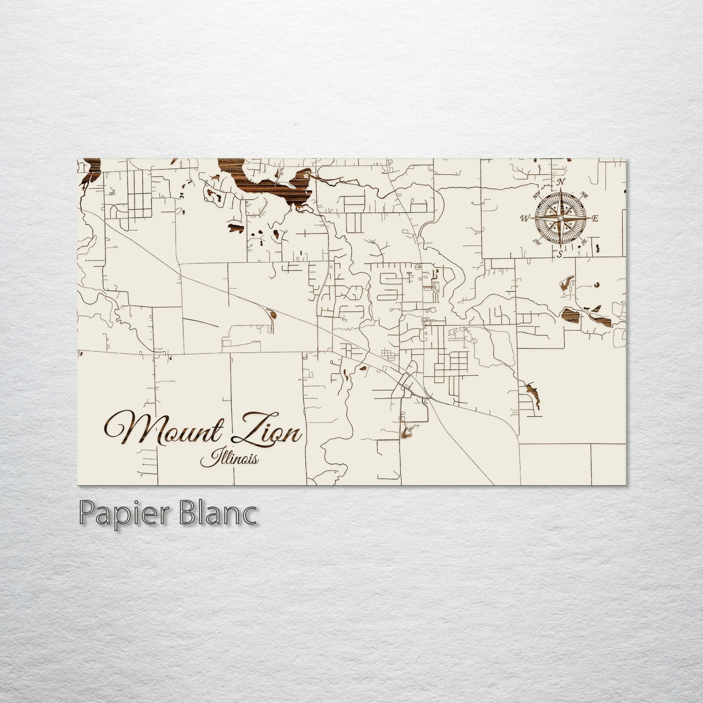 Mount Zion, Illinois Street Map