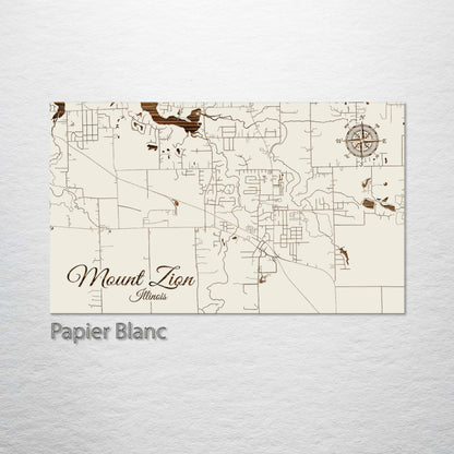 Mount Zion, Illinois Street Map