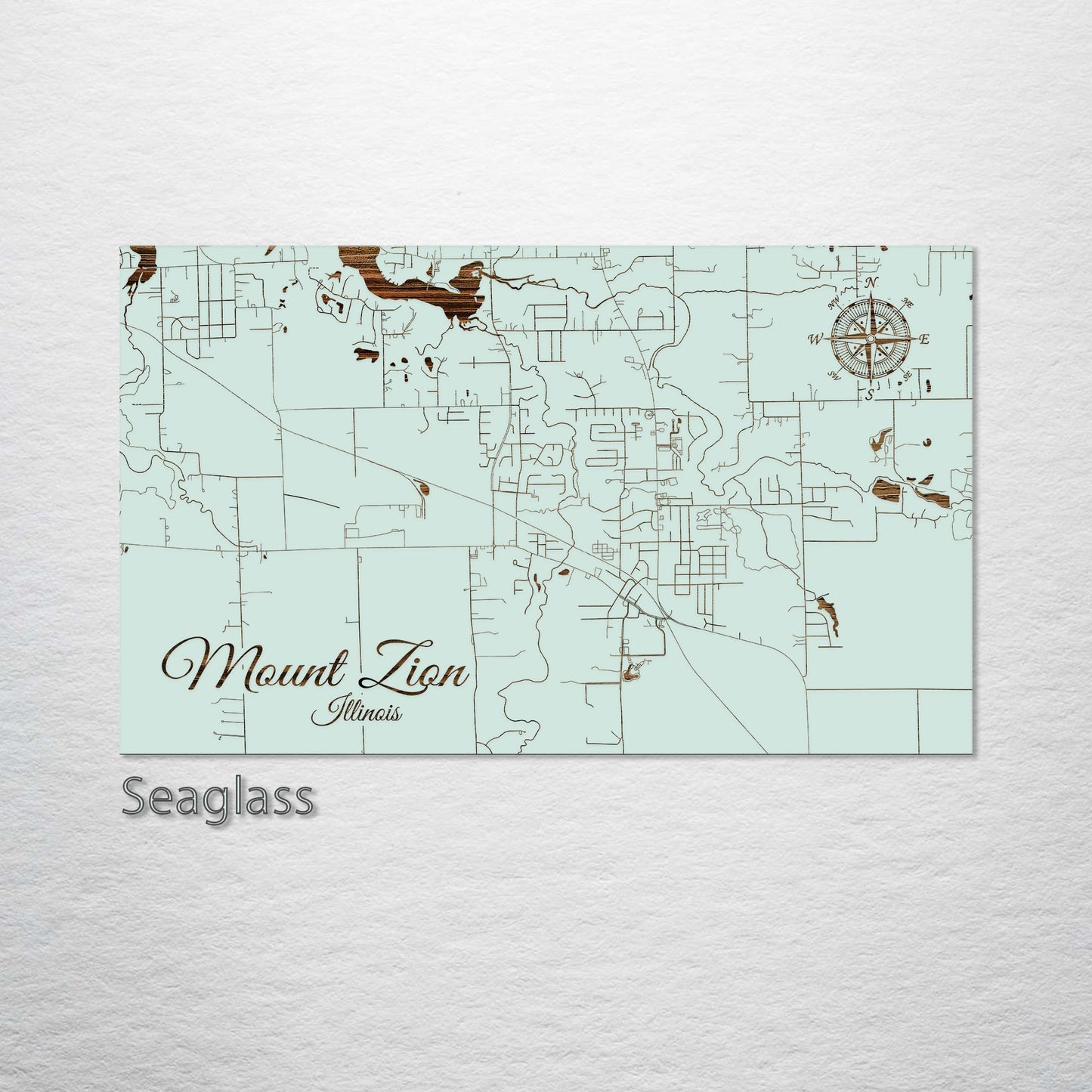 Mount Zion, Illinois Street Map