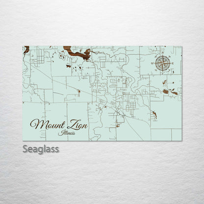 Mount Zion, Illinois Street Map