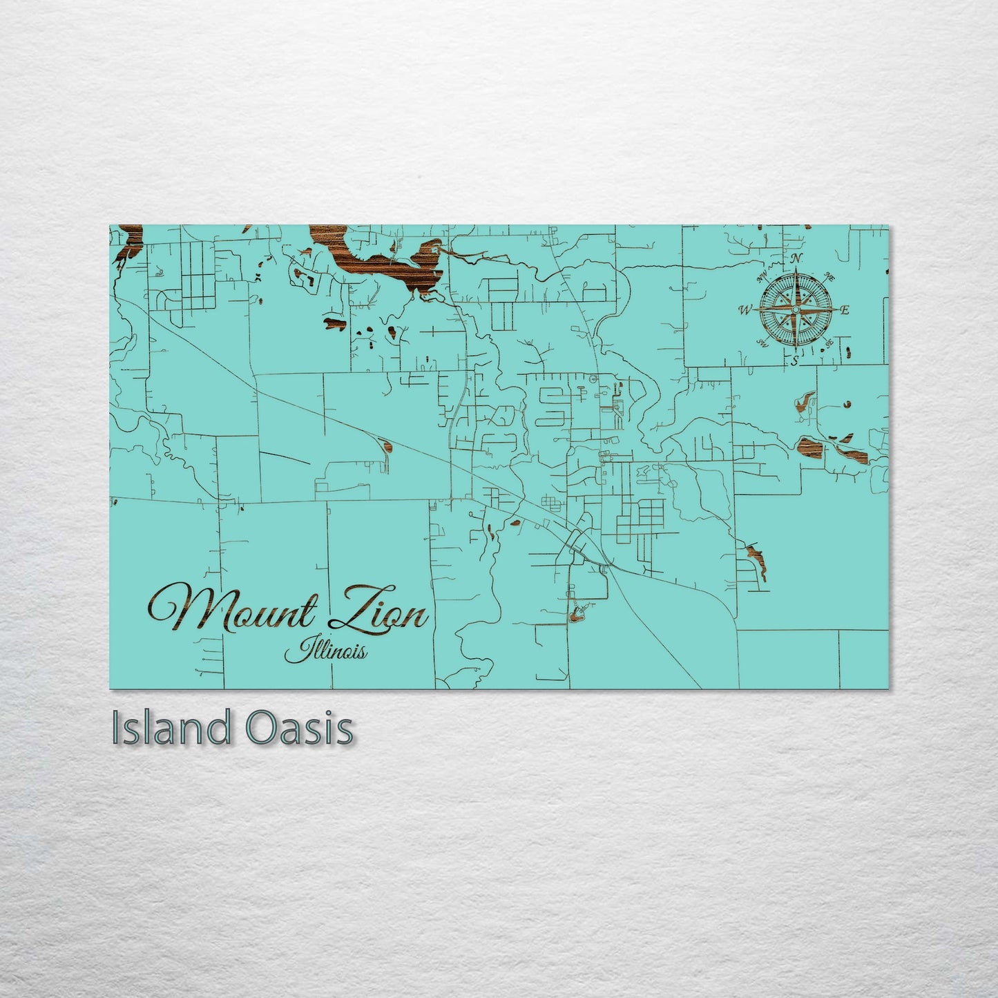 Mount Zion, Illinois Street Map