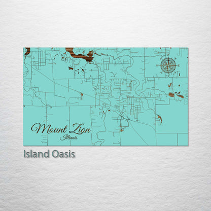 Mount Zion, Illinois Street Map