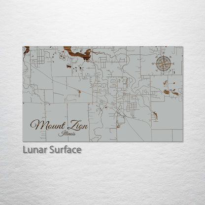 Mount Zion, Illinois Street Map