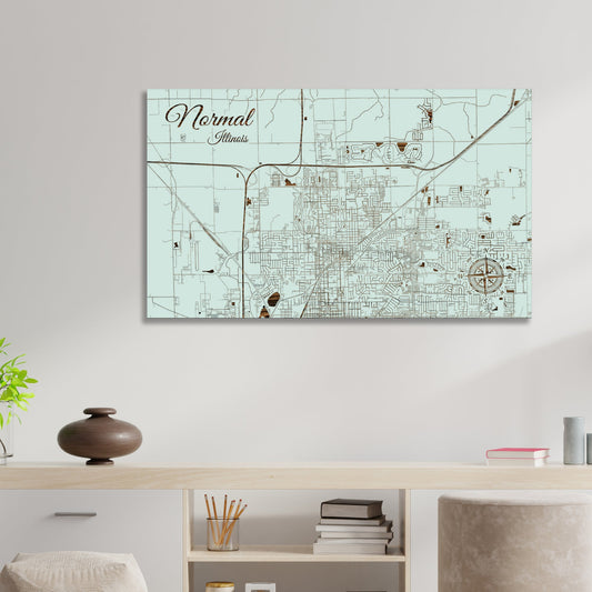 Normal, Illinois Street Map