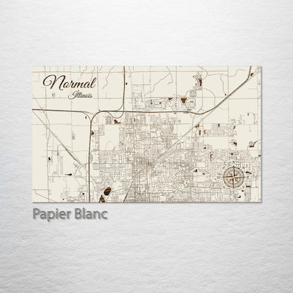 Normal, Illinois Street Map