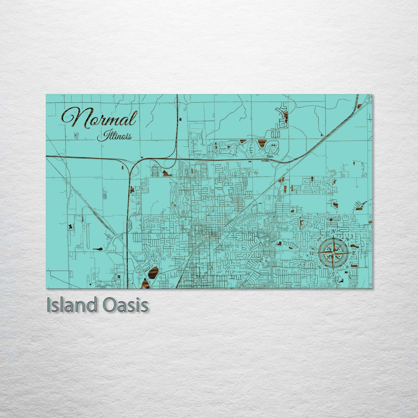 Normal, Illinois Street Map