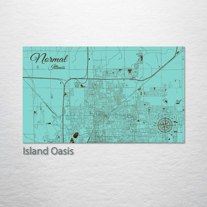 Normal, Illinois Street Map