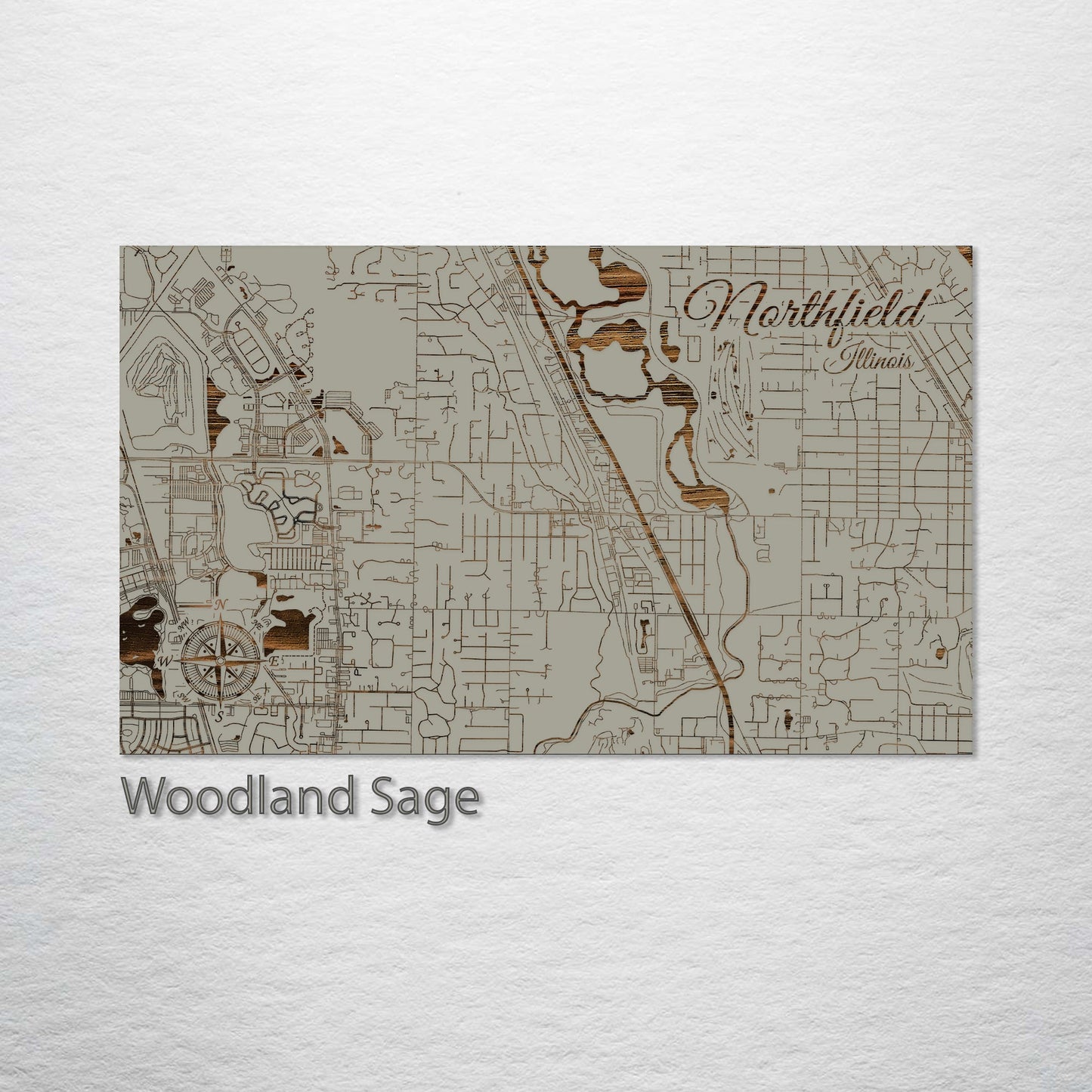 Northfield, Illinois Street Map