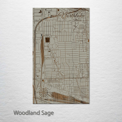 Northlake, Illinois Street Map