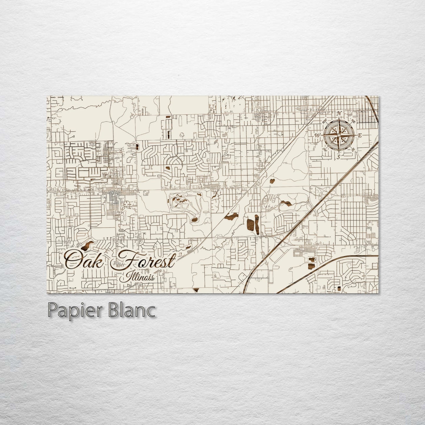 Oak Forest, Illinois Street Map