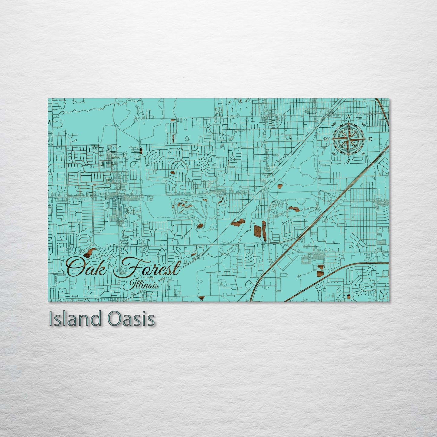 Oak Forest, Illinois Street Map