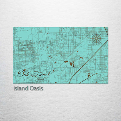 Oak Forest, Illinois Street Map