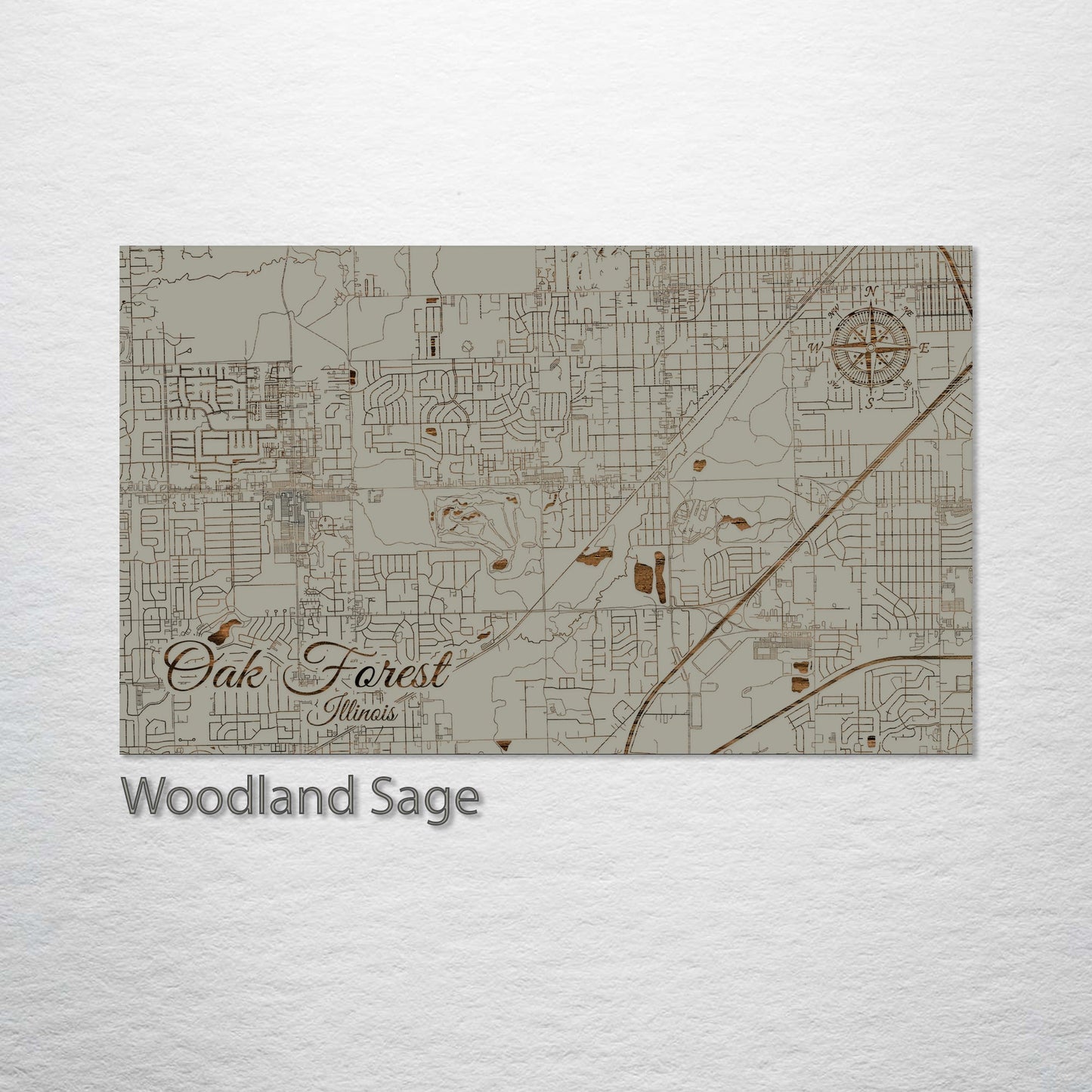 Oak Forest, Illinois Street Map