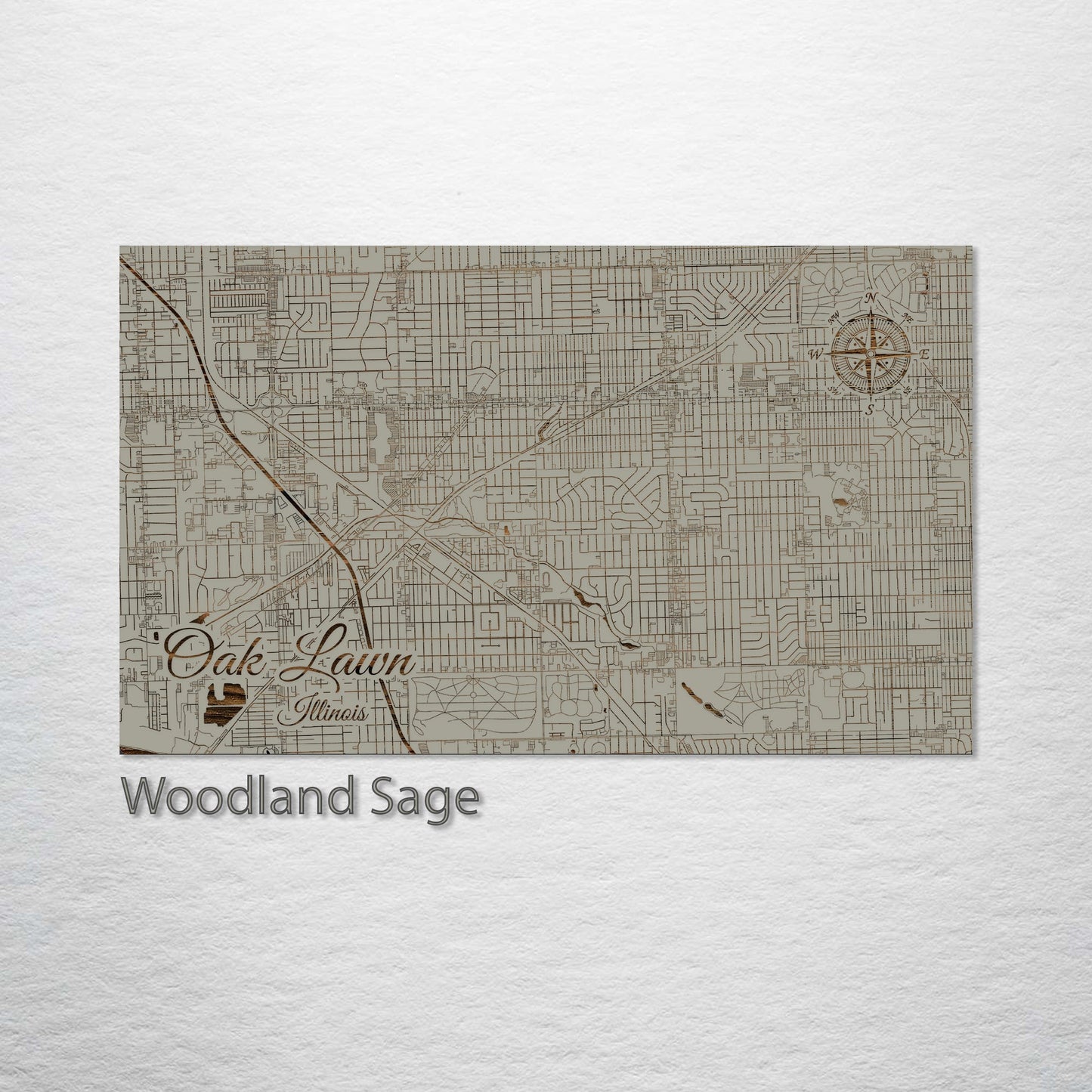 Oak Lawn, Illinois Street Map