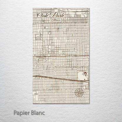Oak Park, Illinois Street Map