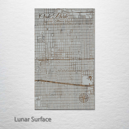 Oak Park, Illinois Street Map