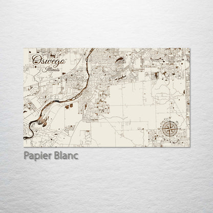 Oswego, Illinois Street Map