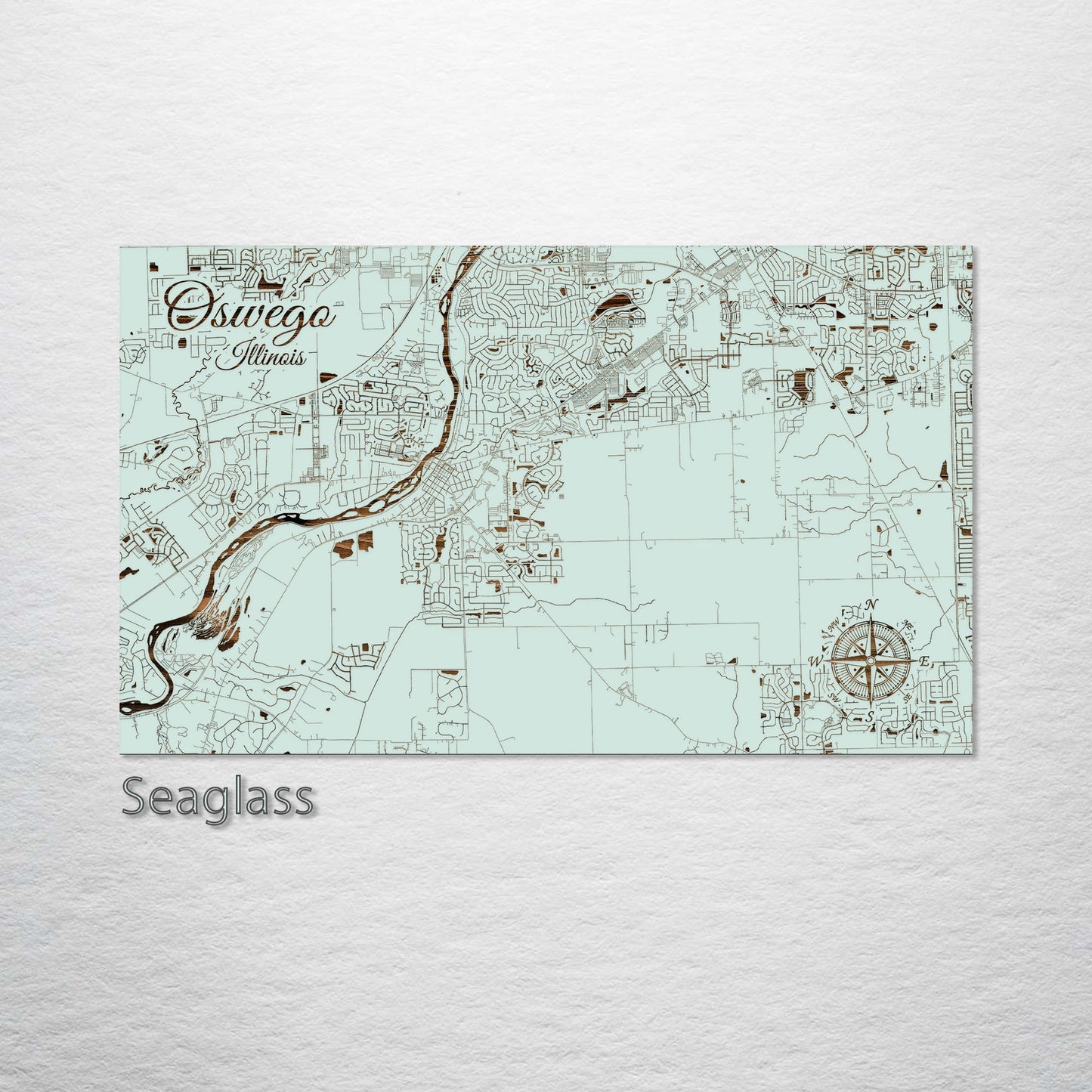 Oswego, Illinois Street Map