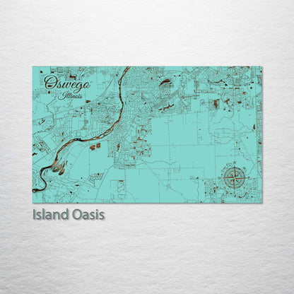 Oswego, Illinois Street Map