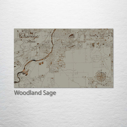 Oswego, Illinois Street Map