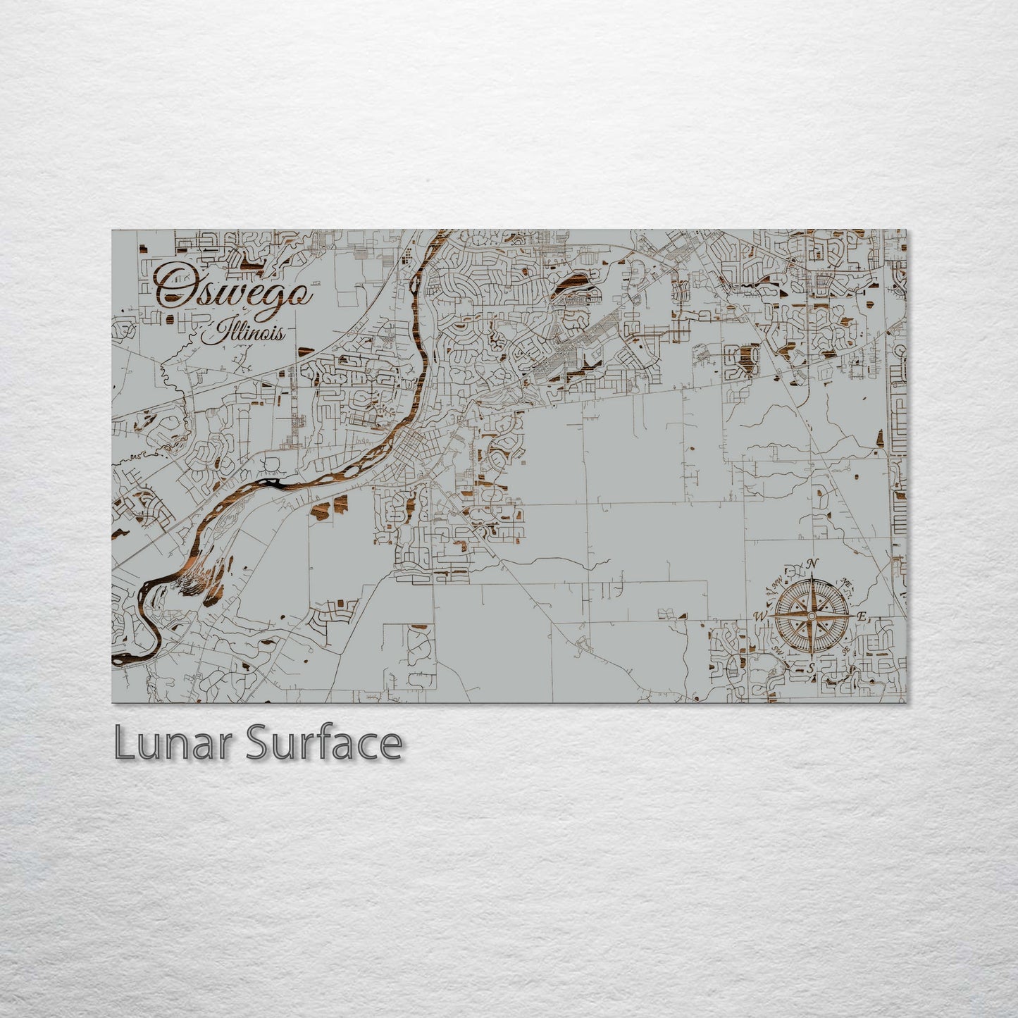 Oswego, Illinois Street Map