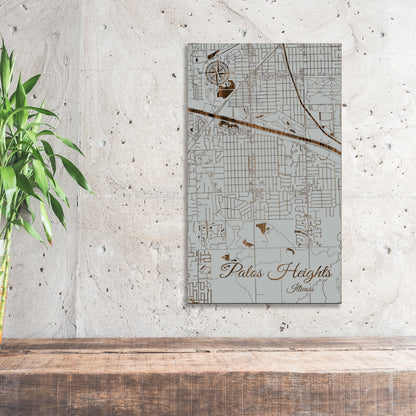 Palos Heights, Illinois Street Map