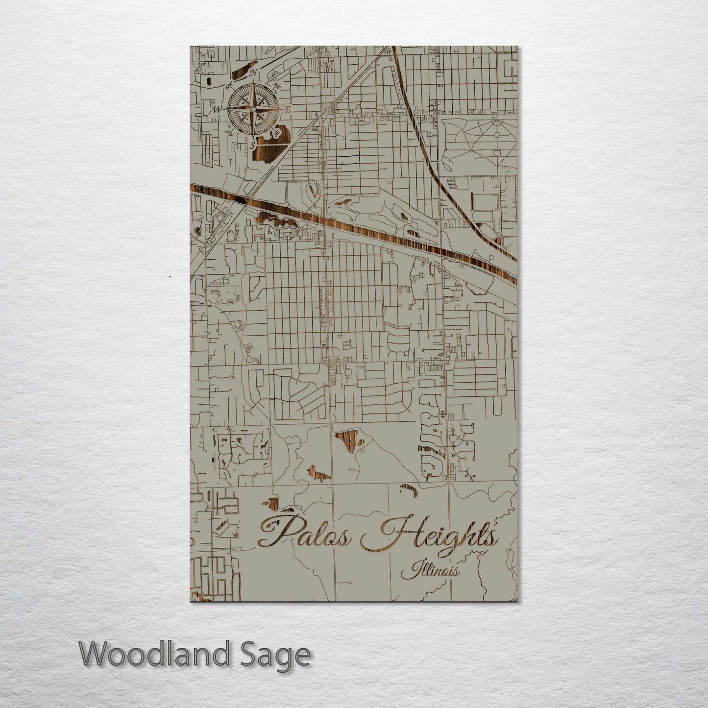 Palos Heights, Illinois Street Map