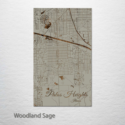 Palos Heights, Illinois Street Map