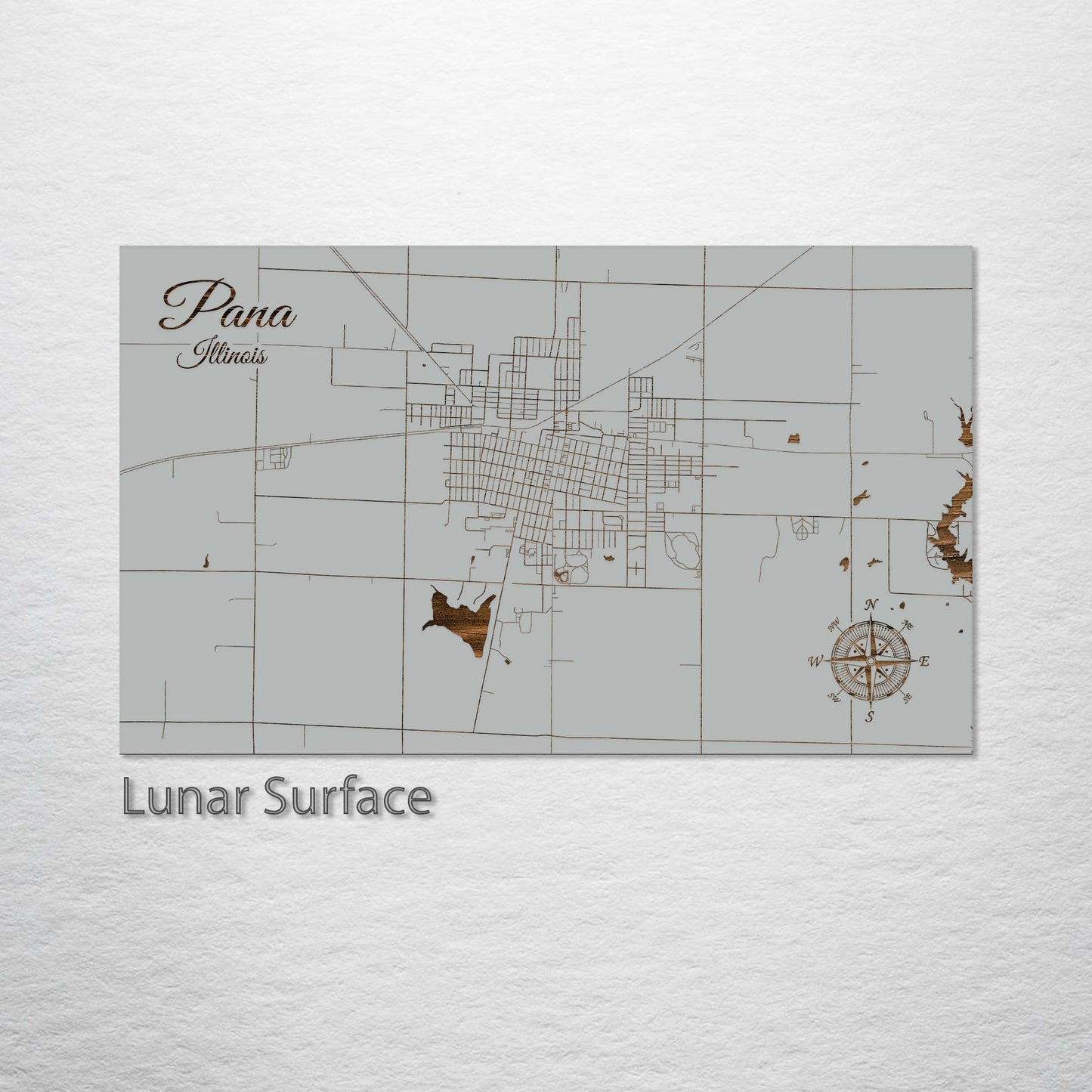 Pana, Illinois Street Map