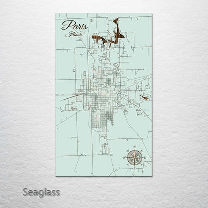 Paris, Illinois Street Map