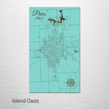 Paris, Illinois Street Map