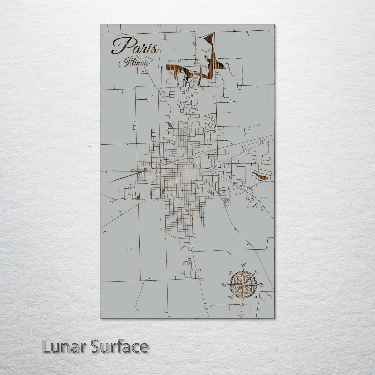 Paris, Illinois Street Map