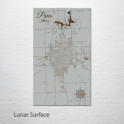 Paris, Illinois Street Map