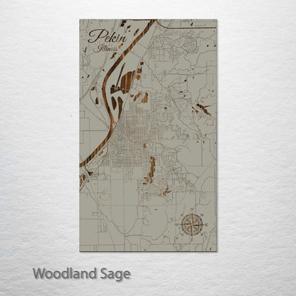 Pekin, Illinois Street Map