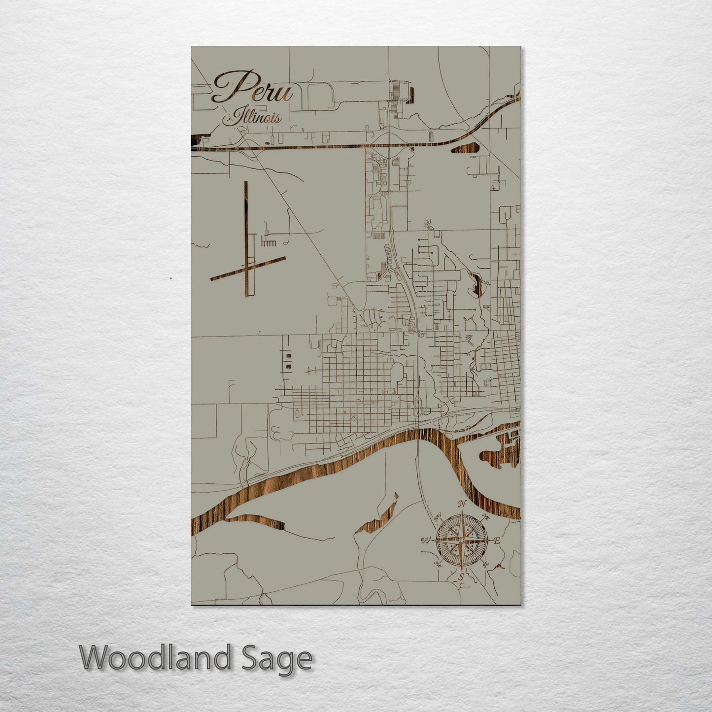 Peru, Illinois Street Map