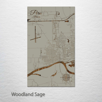 Peru, Illinois Street Map