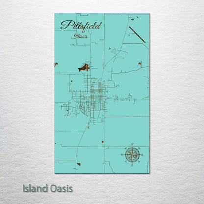 Pittsfield, Illinois Street Map