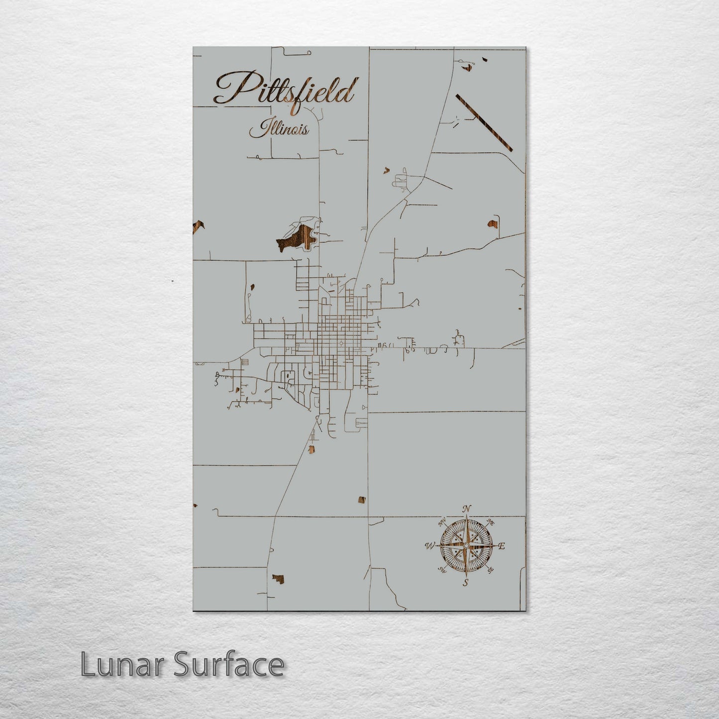 Pittsfield, Illinois Street Map