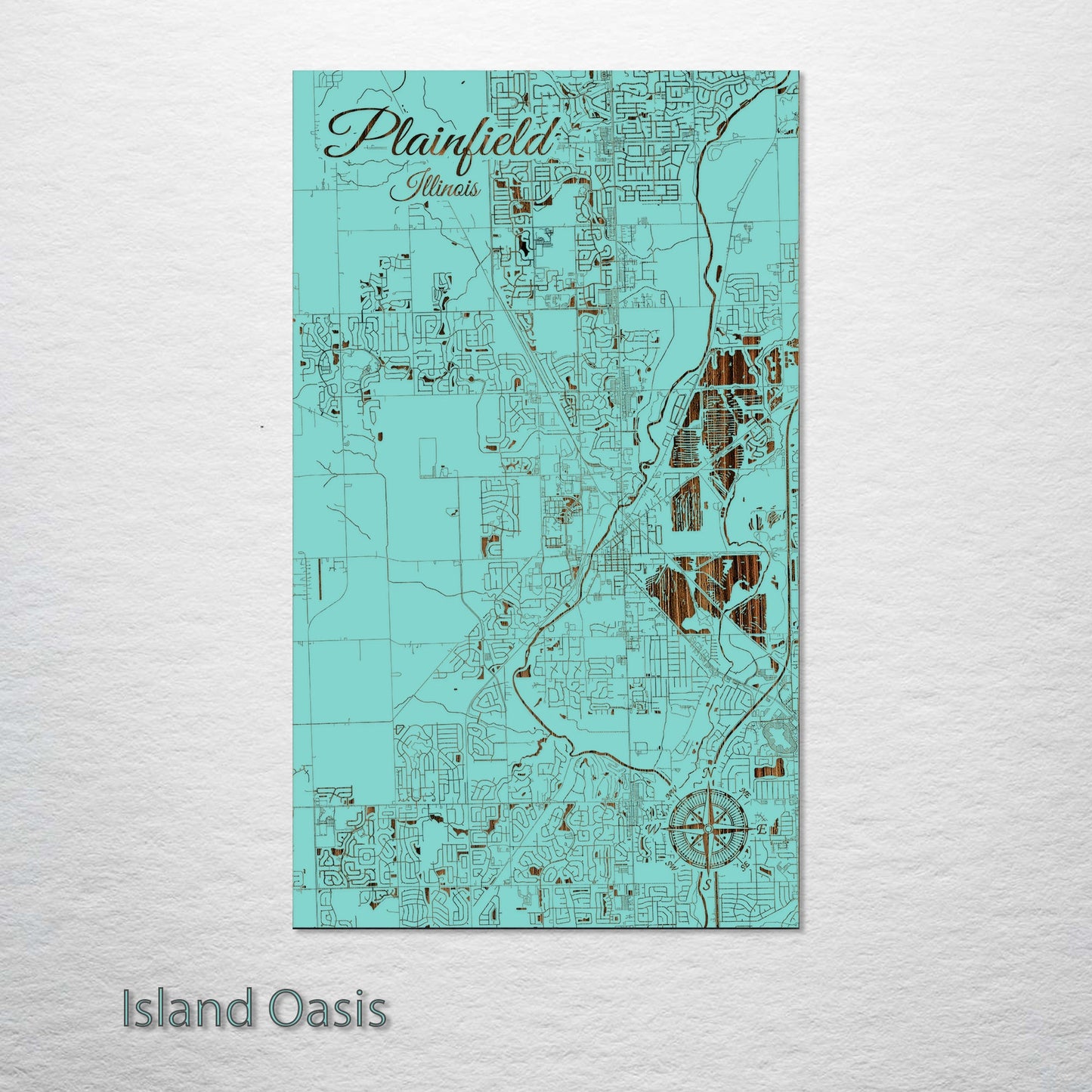 Plainfield, Illinois Street Map