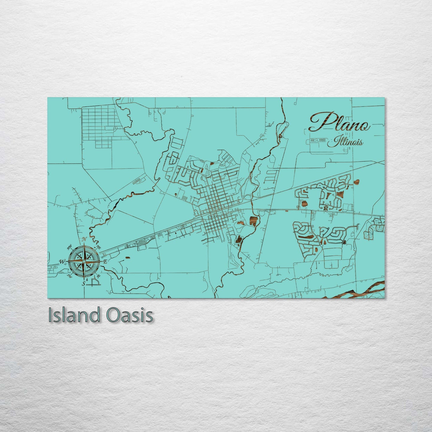 Plano, Illinois Street Map