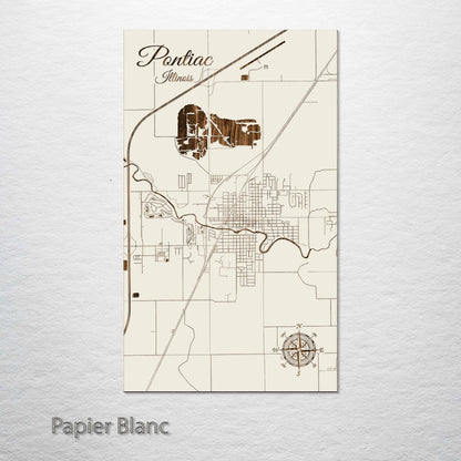 Pontiac, Illinois Street Map