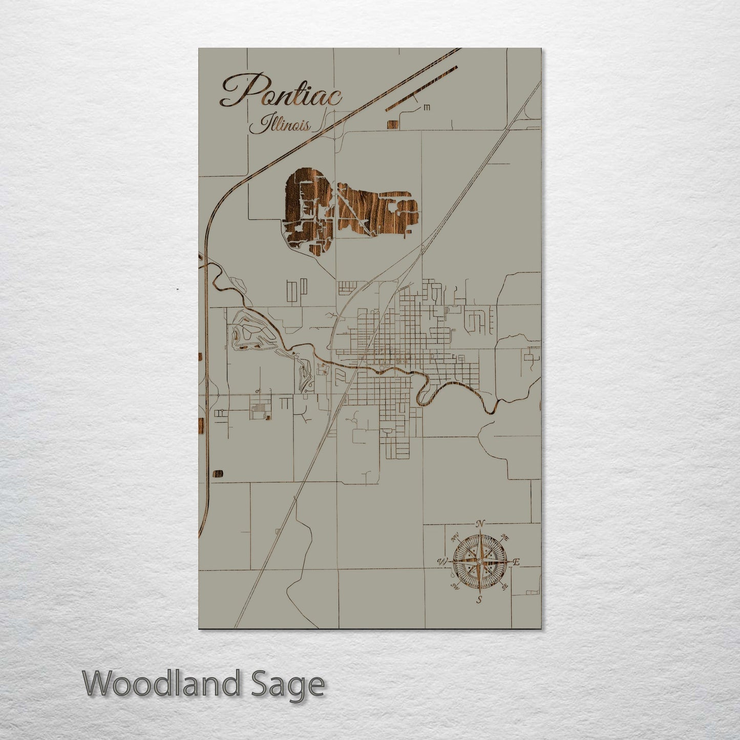 Pontiac, Illinois Street Map