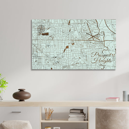 Prospect Heights, Illinois Street Map