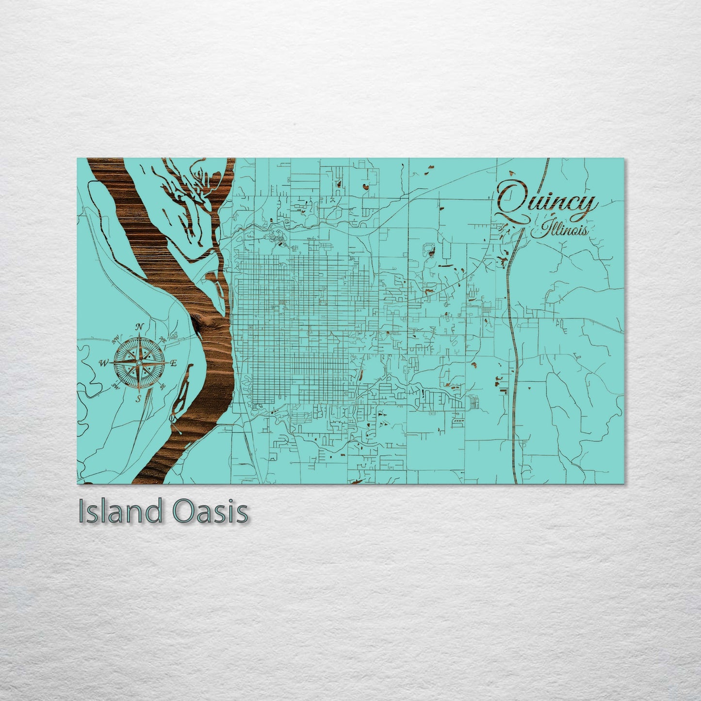 Quincy, Illinois Street Map