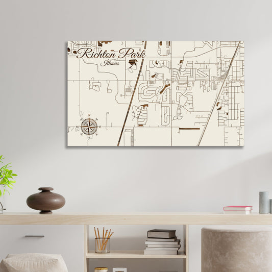 Richton Park, Illinois Street Map